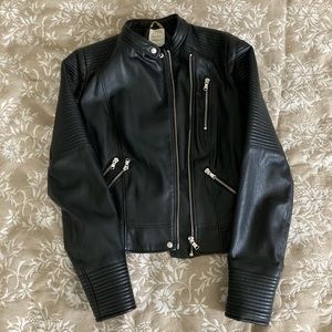 Zara leather jacket